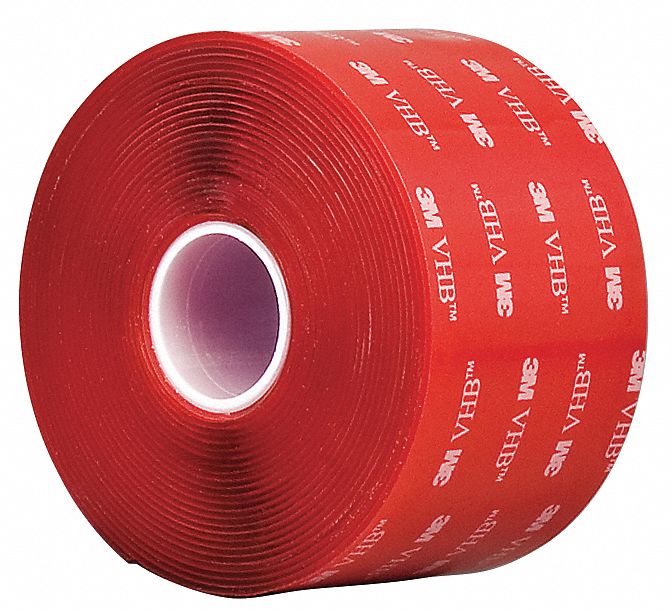 Foam Tape Transparent 5 yd L 2 in W