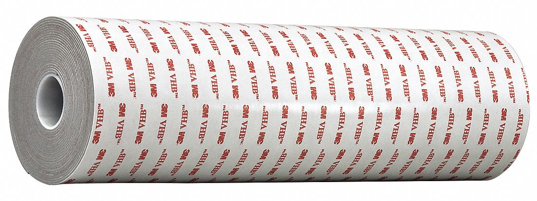 Foam Tape Gray 5 yd L 12 in W