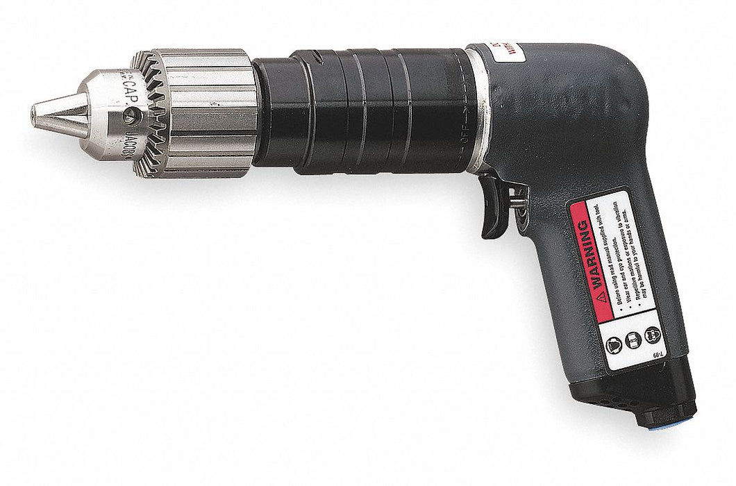 Air-Powered Drill 1/4 in NPT Keyed