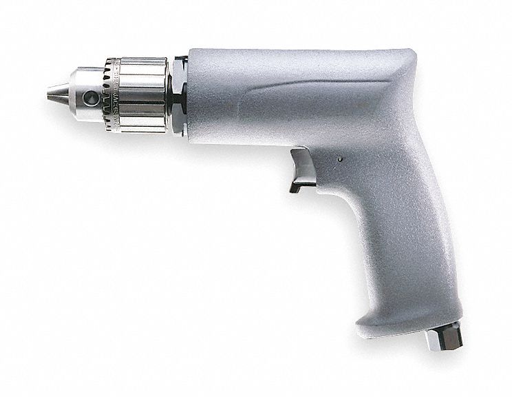 Air-Powered Drill 1/4 in NPT Keyed