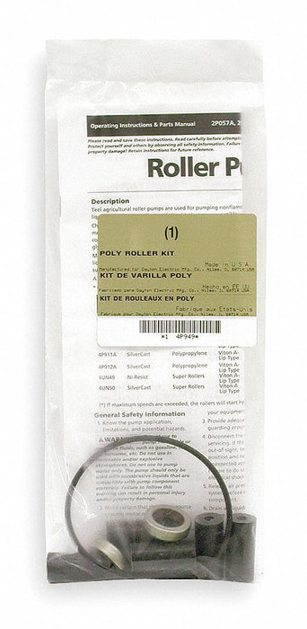 Roller Spray Repair Kit For 15/16 Shft