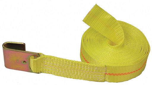 Tie Down Strap Flat-Hook Yellow