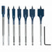 Spade Blade Drill Set 6pc Carbon Steel