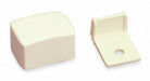 Blank End Fitting Ivory PVC Ends