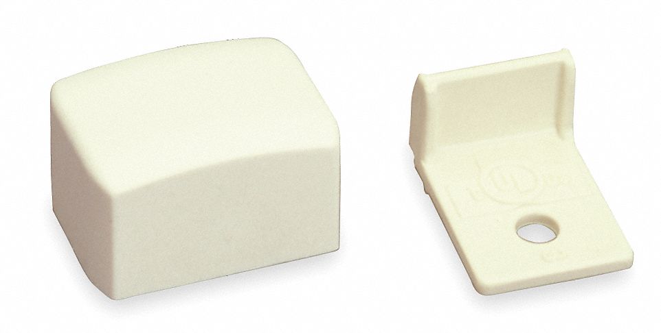 Blank End Ivory PVC Ends