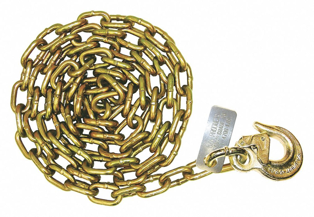G70 Latched Hook Chain w/Plain End 12 L