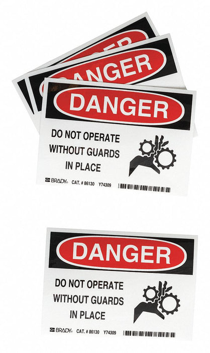 Label 3 1/2 inx5 in Polyester PK5