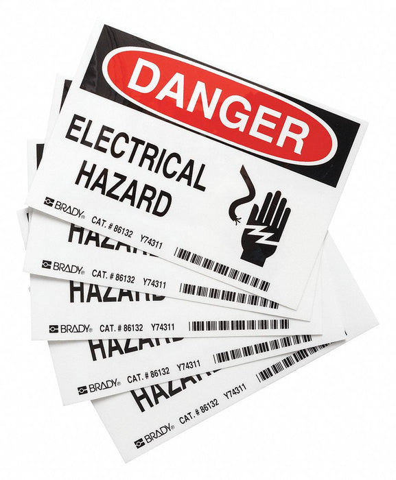 Label 3 1/2 inx5 in Polyester PK5