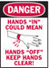 Sign 5 in x 3 1/2 in Polyester PK5