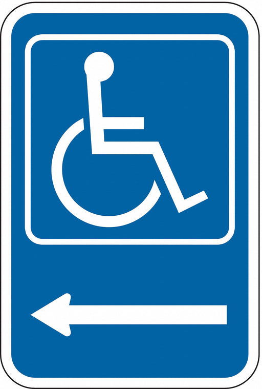 ADA Handicapped Parking Sign 18 x 12 