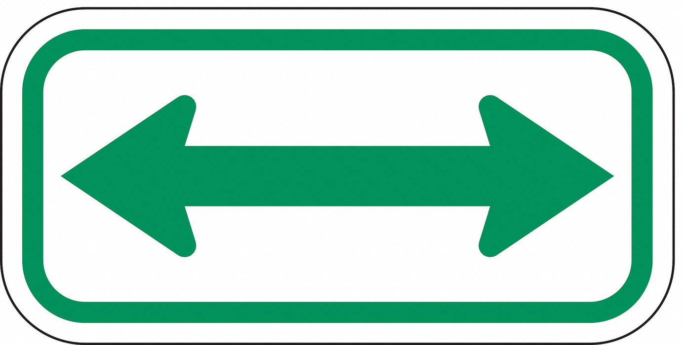 Arrow Supplemental Parking Sign 6 x 12 
