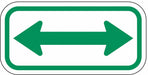 Arrow Supplemental Parking Sign 6 x 12 