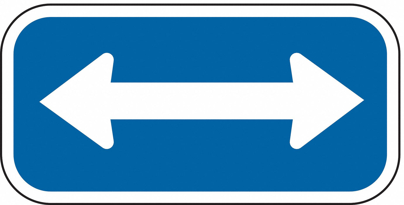 Arrow Supplemental Parking Sign 6 x 12 
