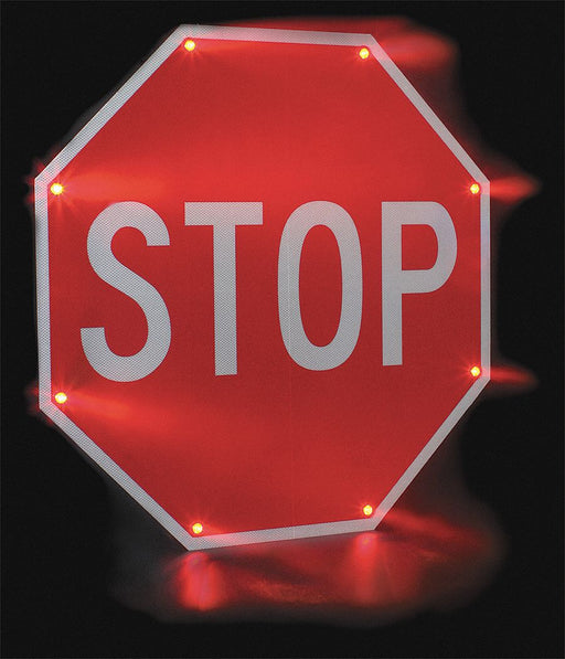 LED Stop Sign Stop Aluminum 36 x 36 
