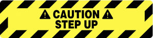 Floor Sign Black/Yellow 24 in x 6 in