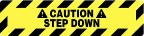 Floor Sign Black/Yellow 24 in x 6 in