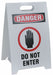 Floor Safety Sign 20 in x 12 in Plastic