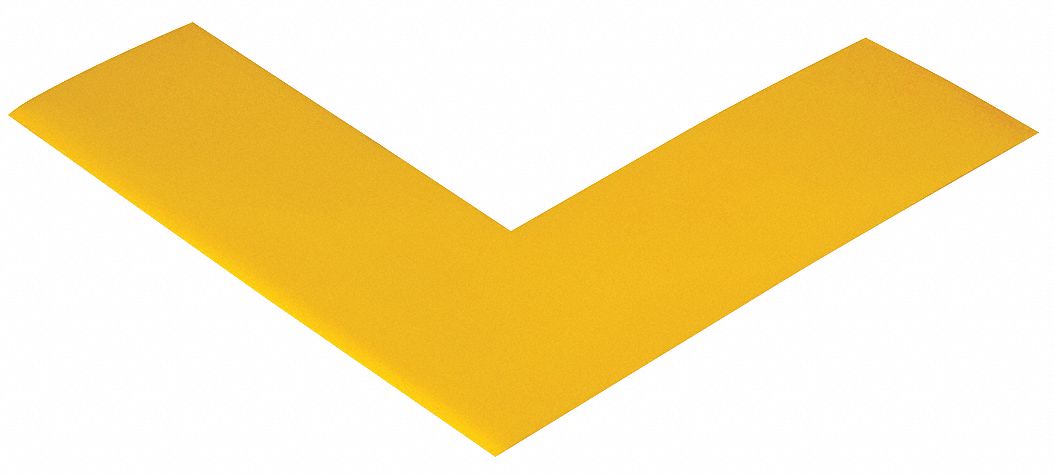 K3730 Floor Tape Yellow 2 inx6 in L PK100