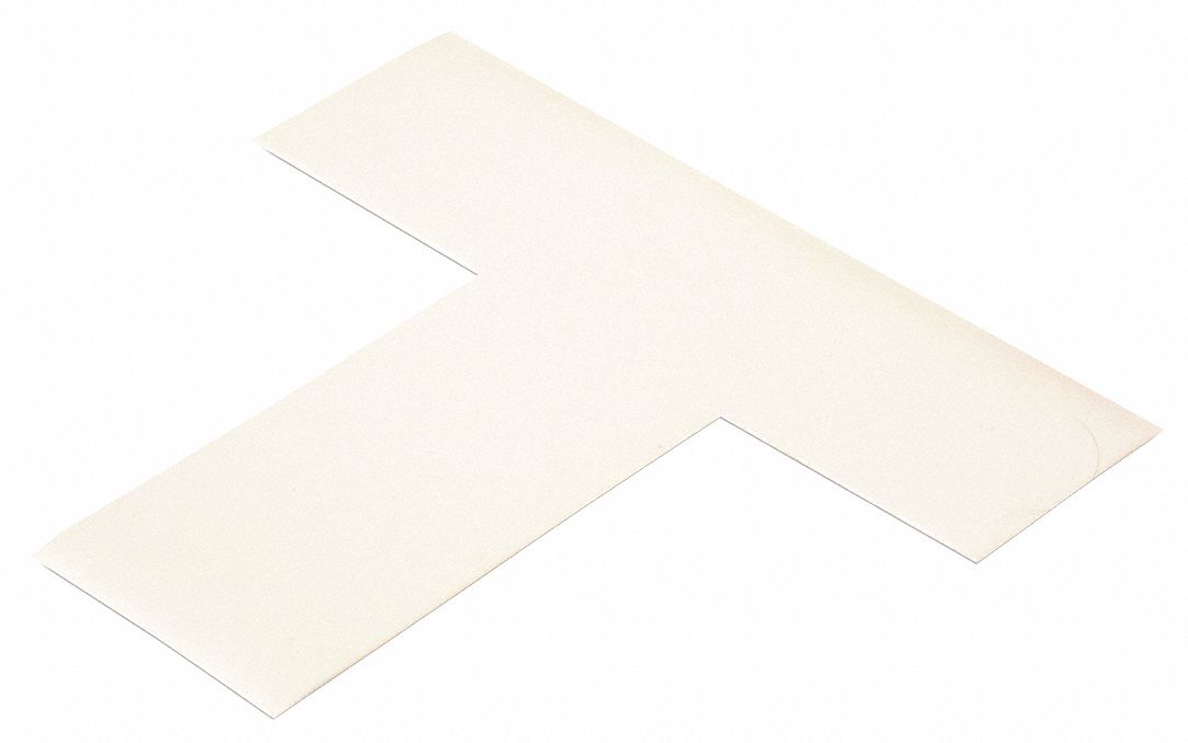 K3722 Floor Tape White 2 inx6 in T PK100