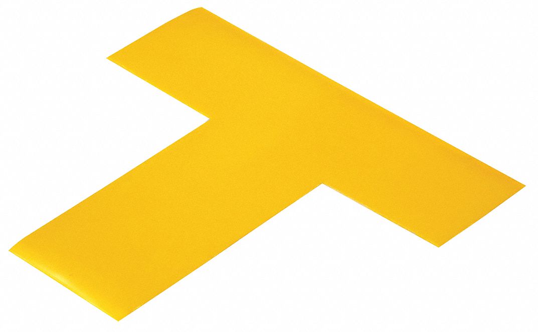 K3722 Floor Tape Yellow 2 inx6 in T PK100