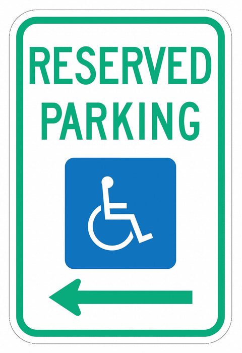 Reserved Parking Parking Sign 18 x 12 