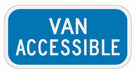 D9787 Van Accessible Parking Sign 6 x 12 