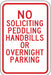 Parking Sign 18 in x 12 in Aluminum