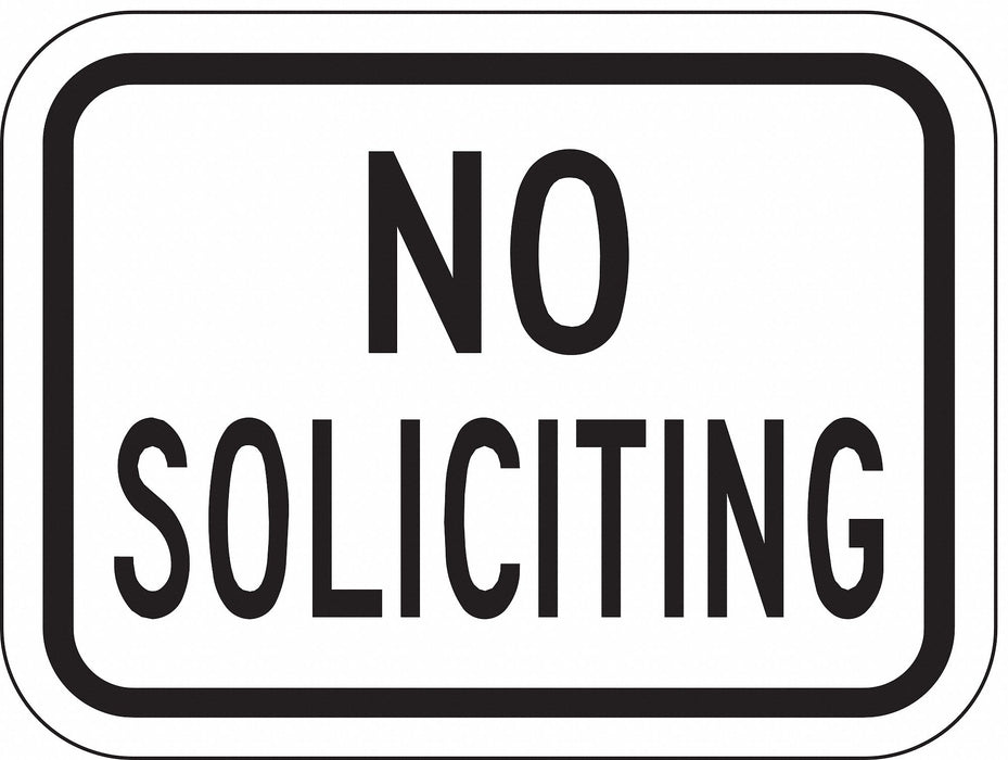 Traffic Sign 9 in x 12 in Aluminum
