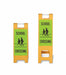 TrafficSignwithBase 45inx13in Plastic