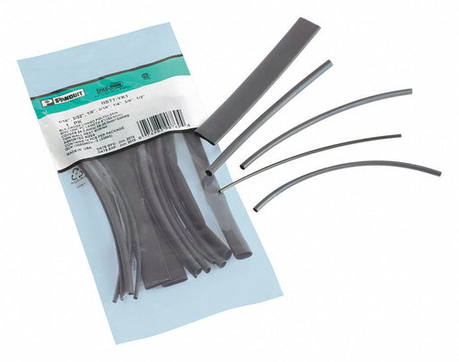 Heat Shrink Tubing Kit Black 8 Pc