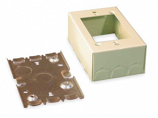 Shallow Device Box Ivory Steel Boxes