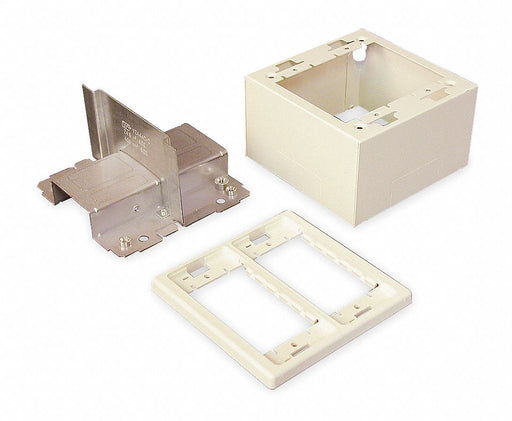 Divided Device Box Ivory Steel Boxes