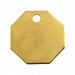Blank Tag Brass 1 1/2in H 1 1/2in W