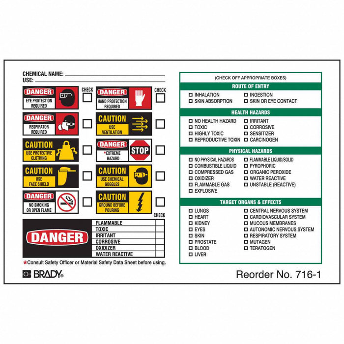 Secondary Label 4-1/2 in W PK100