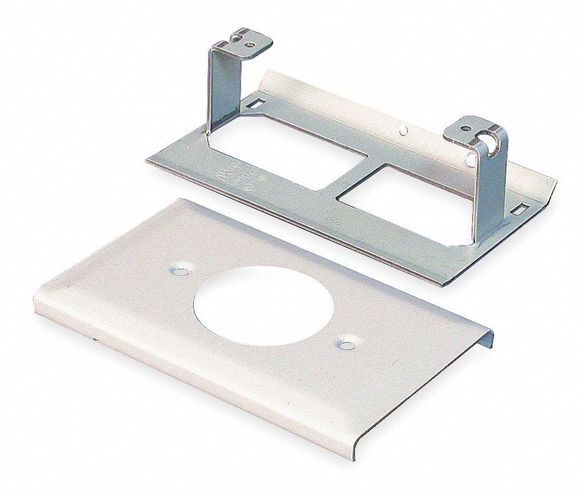 Single Receptacle Cover Gray