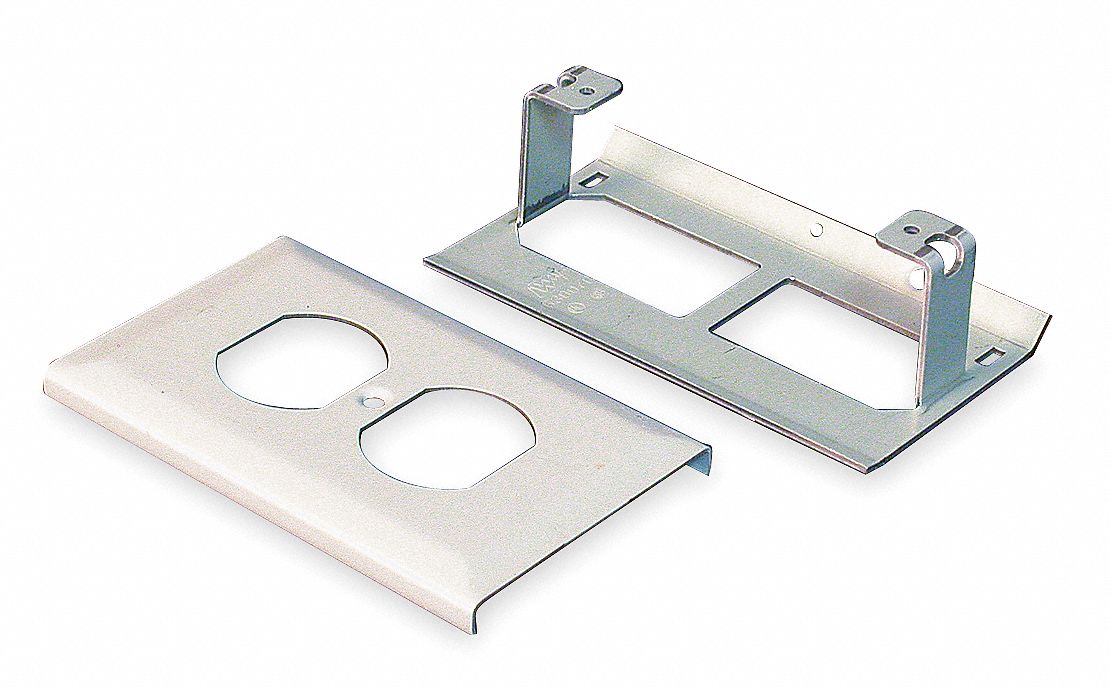 Duplex Receptacle Cover Gray