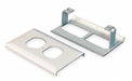 Duplex Receptacle Cover Gray