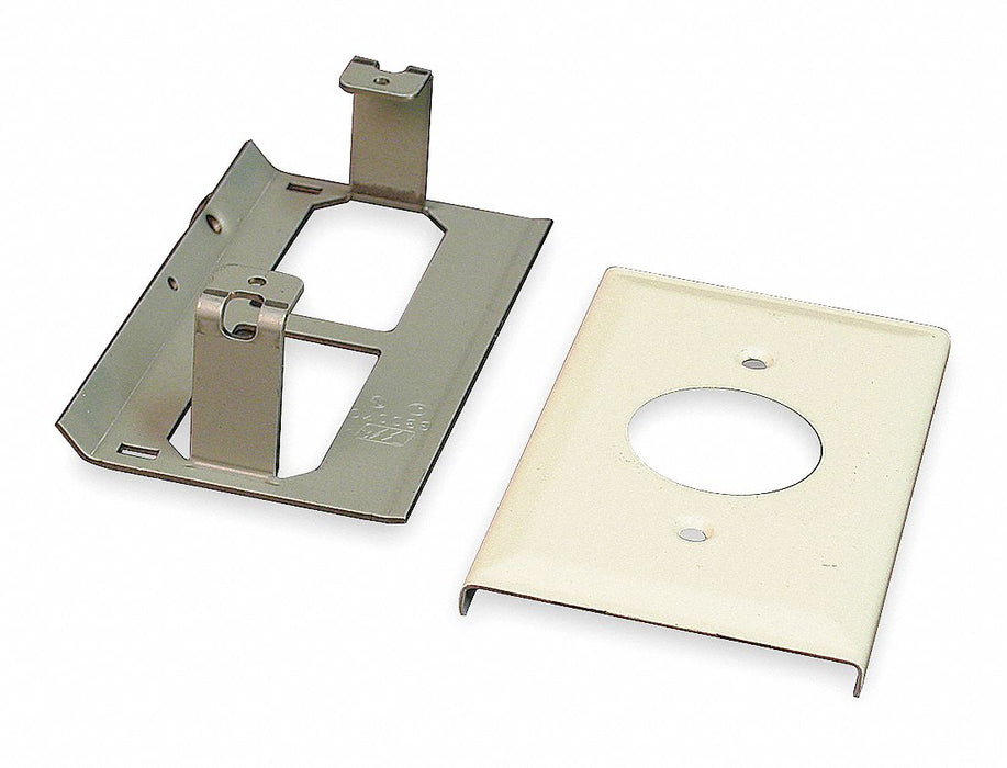 Single Receptacle Cover Ivory