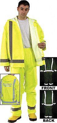 Rain Pants Class E Yellow/Green M