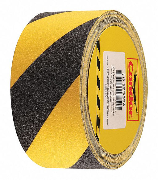 AntiSlip Tape 60 ftLx3 W BLK/YLW 60Grit
