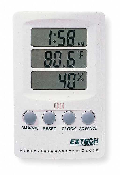 Clock Digital Hygrometer 14 to 140 F