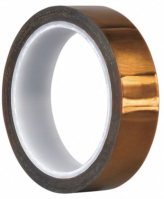 Elec Tape 108 ft Lx1 in W 2.7 mil Gold