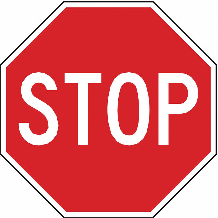 D9768 Traffic Sign 36 in x 36 in Red