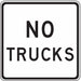 Traffic Sign 24 in x 24 in White
