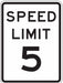 D9765 Traffic Sign 24 in x 18 in White