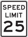 Traffic Sign 24 in x 18 in White