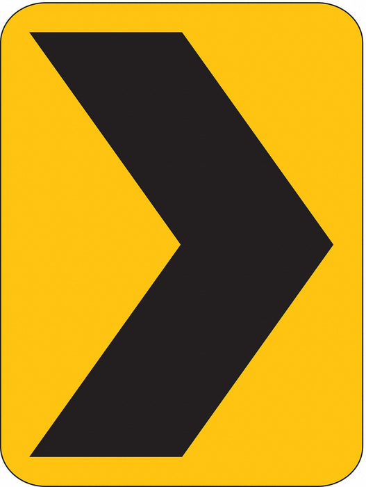 Traffic Sign 18 in x 12 in Yellow