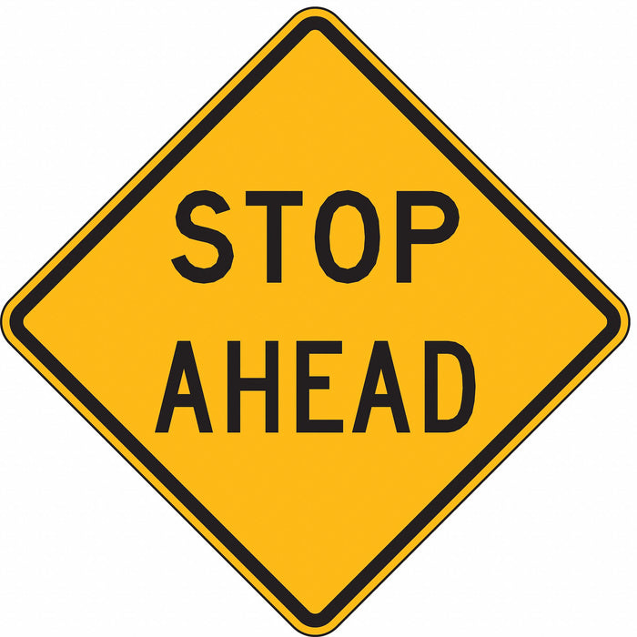 Traffic Sign 36 in x 36 in Yellow