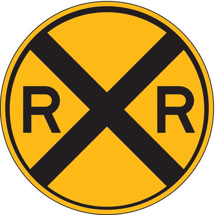 D9728 Traffic Sign 30 in Dia Yellow
