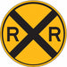 D9728 Traffic Sign 30 in Dia Yellow